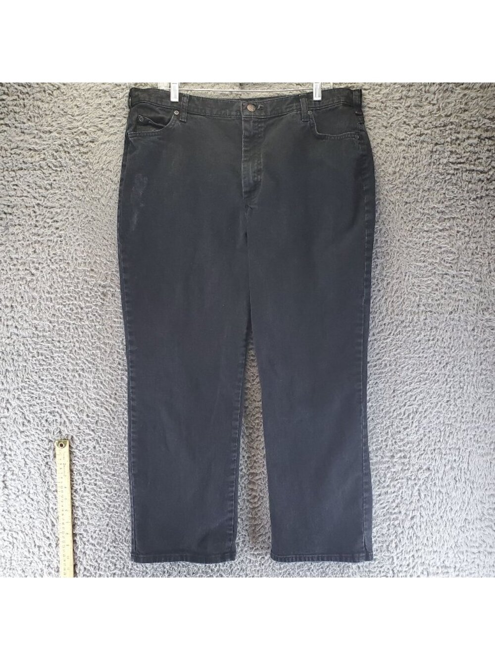 Lee Jeans Women’s Size 16 Short Black Relaxed Straight Le
